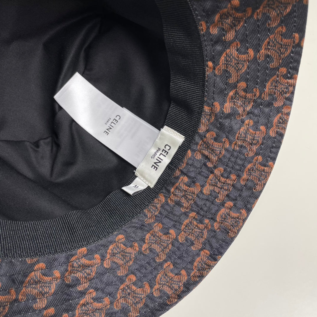 250527 New simple full-print fisherman's hat