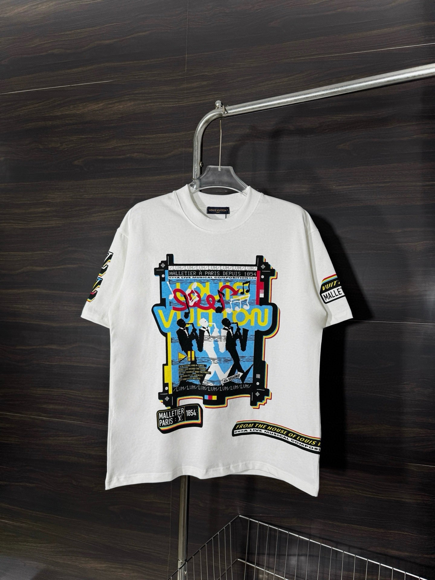 250604 New front and back musician direct print graffiti T-shirt