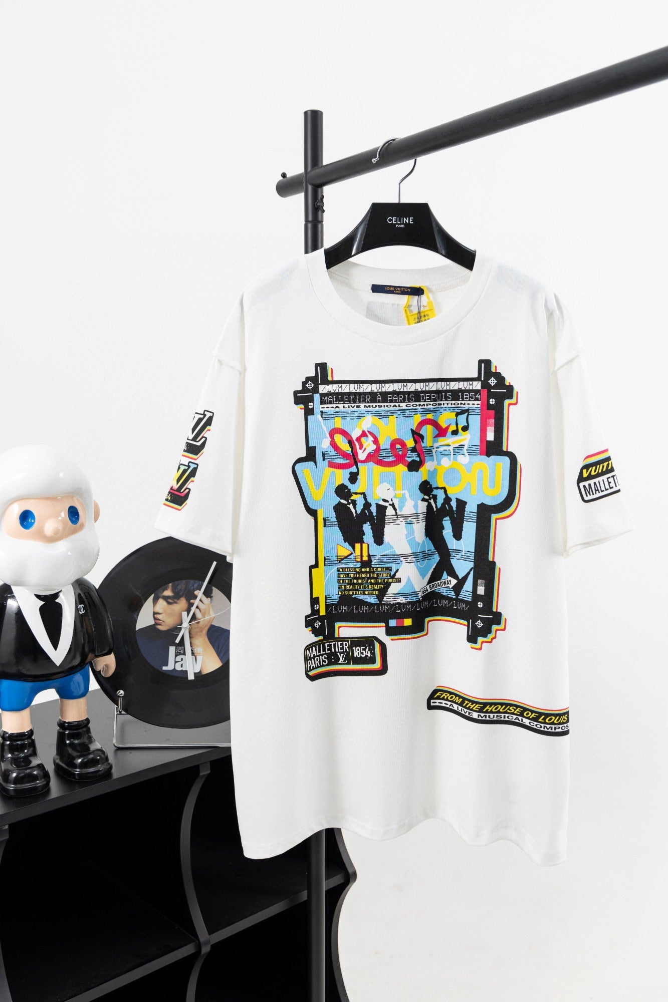 250604 New front and back musician direct print graffiti T-shirt