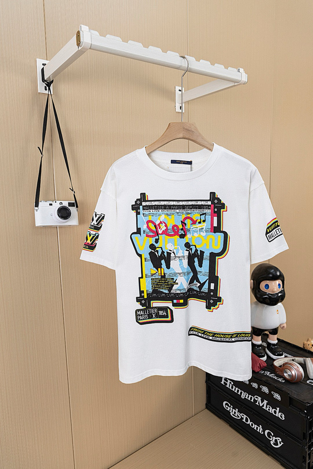 250604 New front and back musician direct print graffiti T-shirt