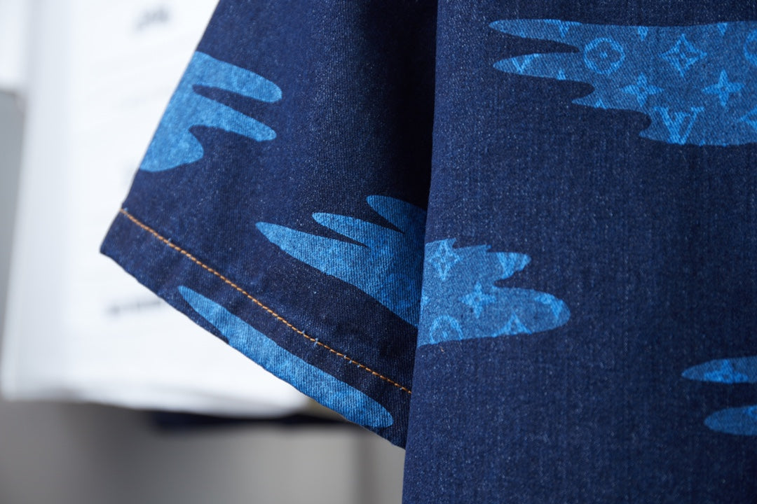 250604 New high-quality skateboard denim shirts
