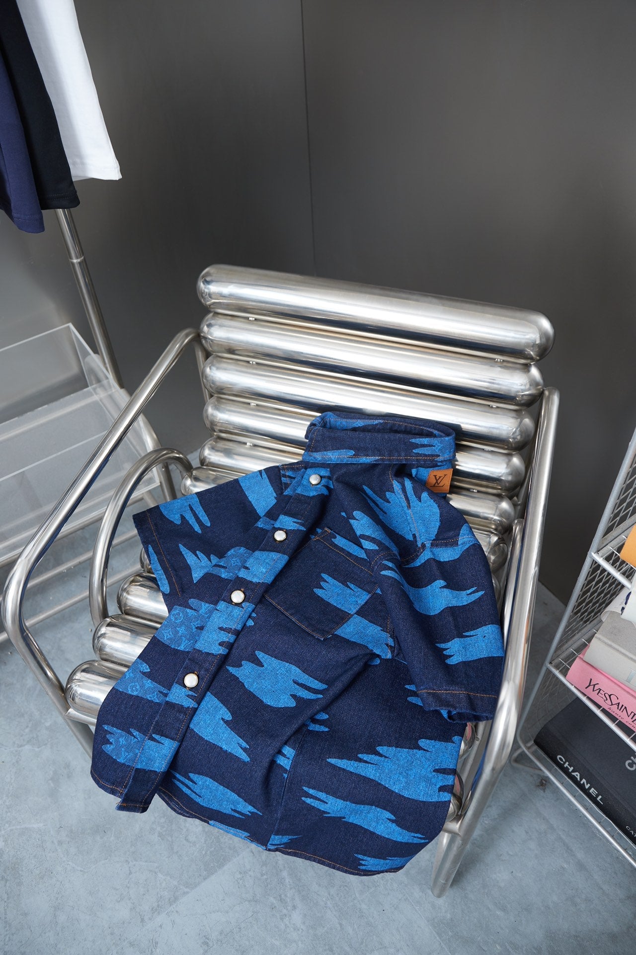 250604 New high-quality skateboard denim shirts