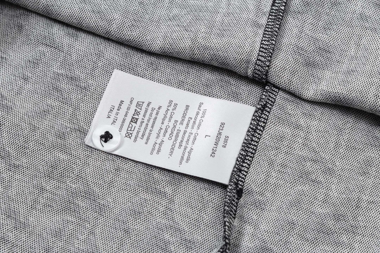 250604 The new high-quality full-body jacquard letter POLO