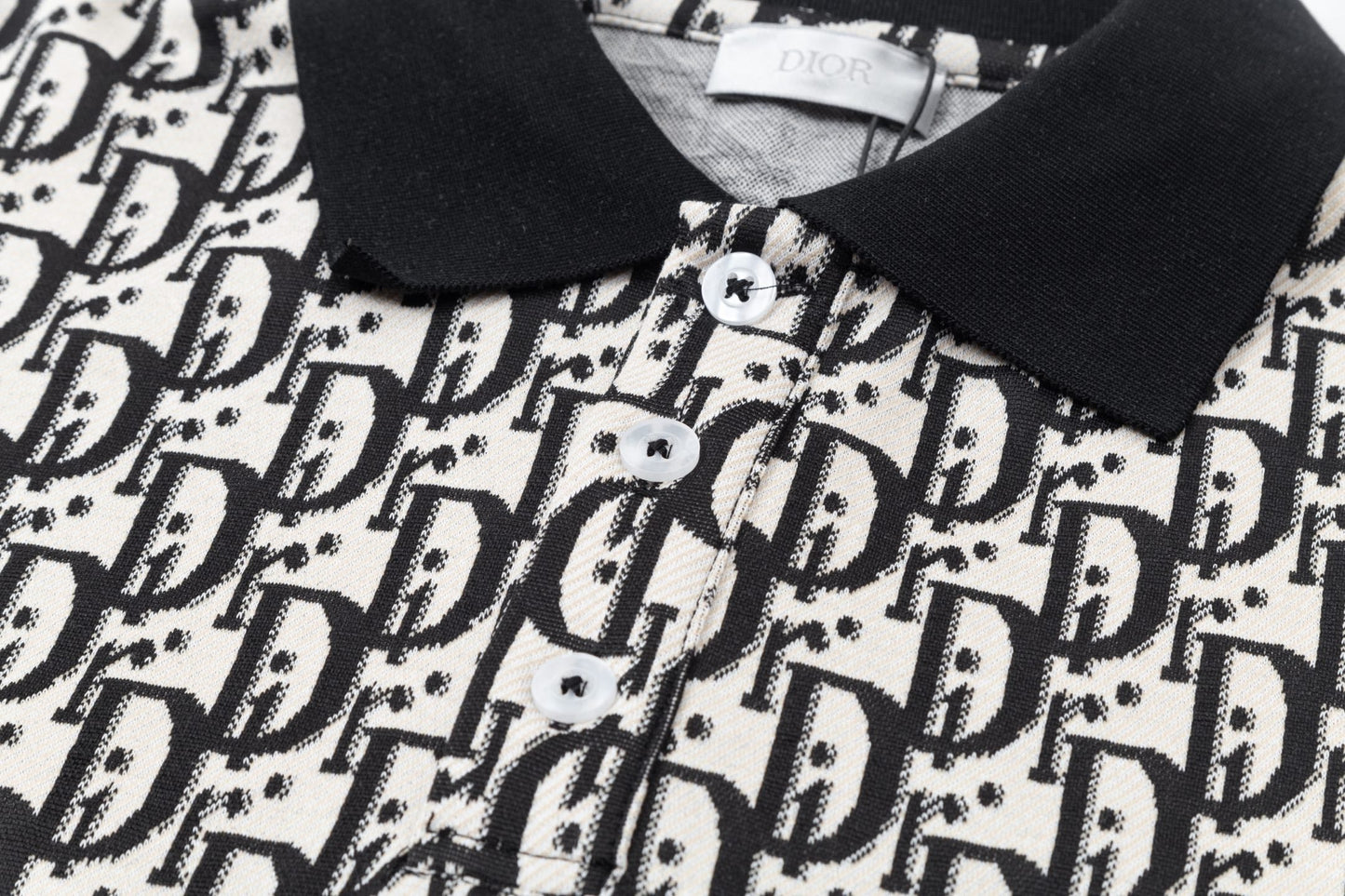 250604 The new high-quality full-body jacquard letter POLO
