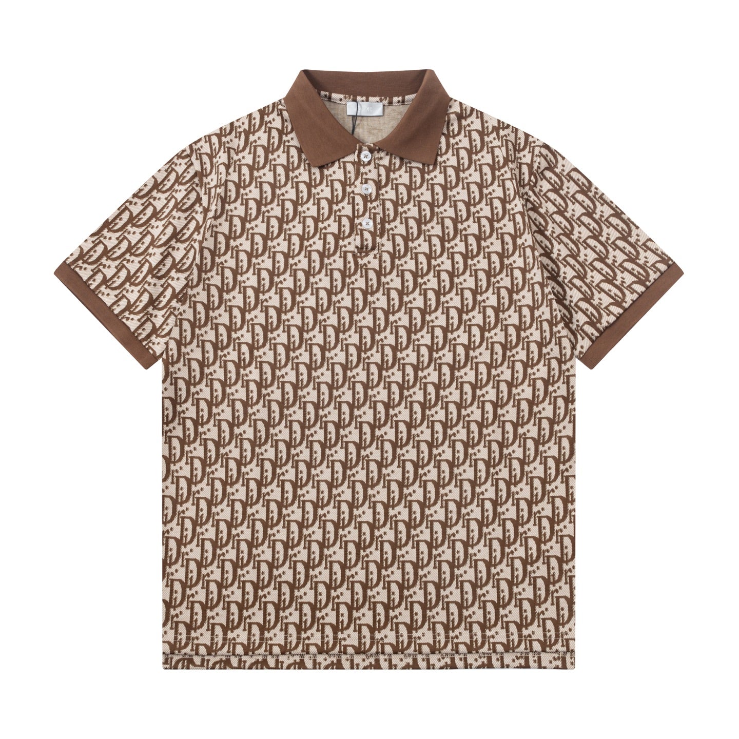 250604 The new high-quality full-body jacquard letter POLO