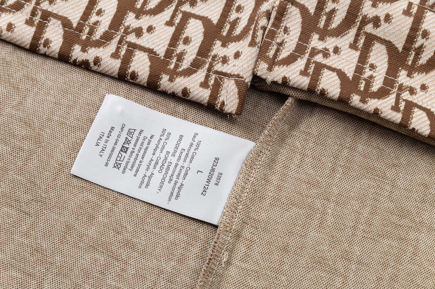 250604 The new high-quality full-body jacquard letter POLO