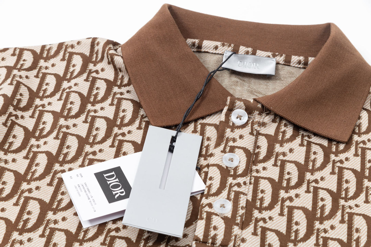 250604 The new high-quality full-body jacquard letter POLO