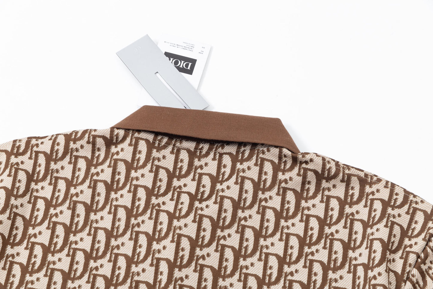 250604 The new high-quality full-body jacquard letter POLO