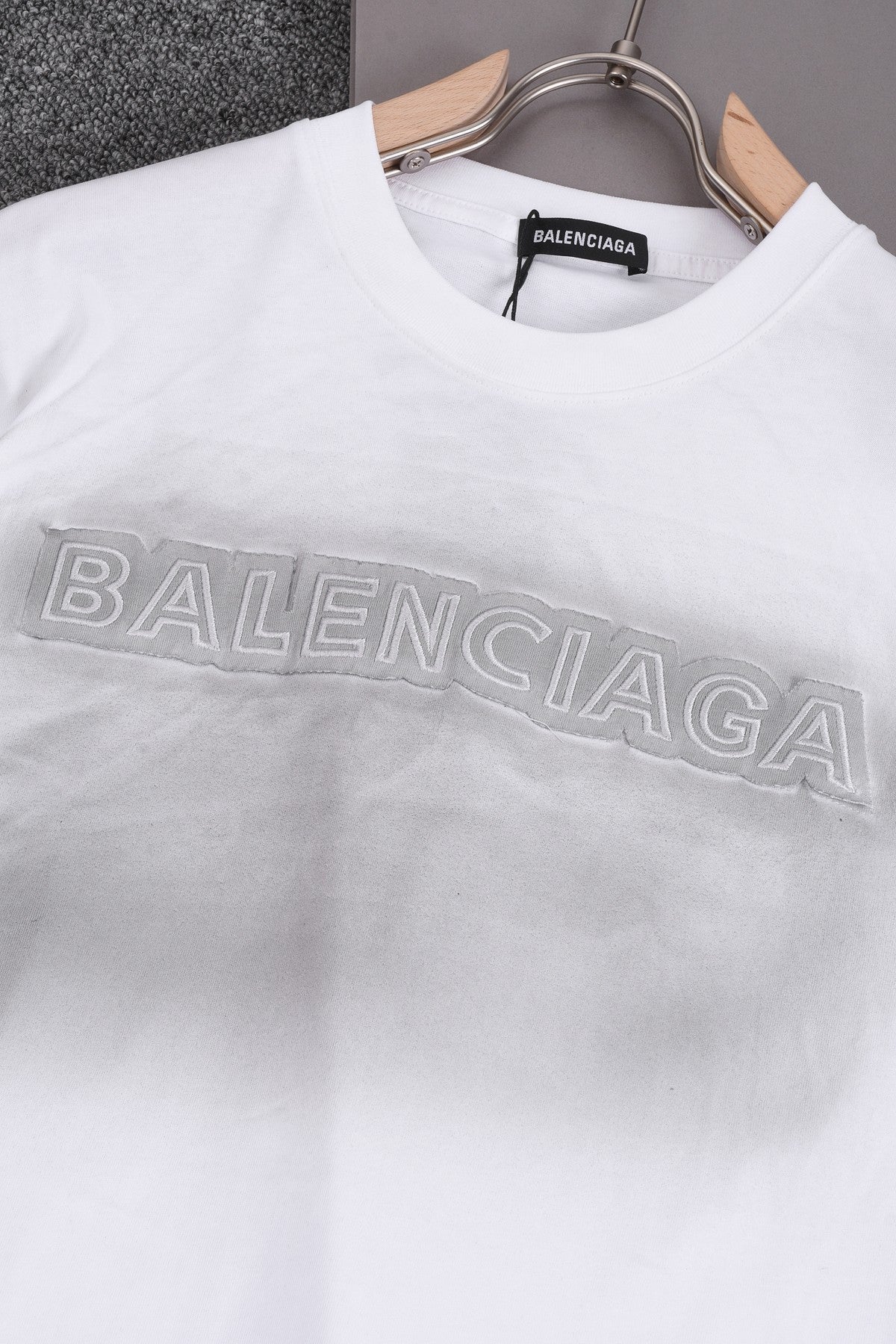 250604 New heavy-duty hand-printed T-shirt