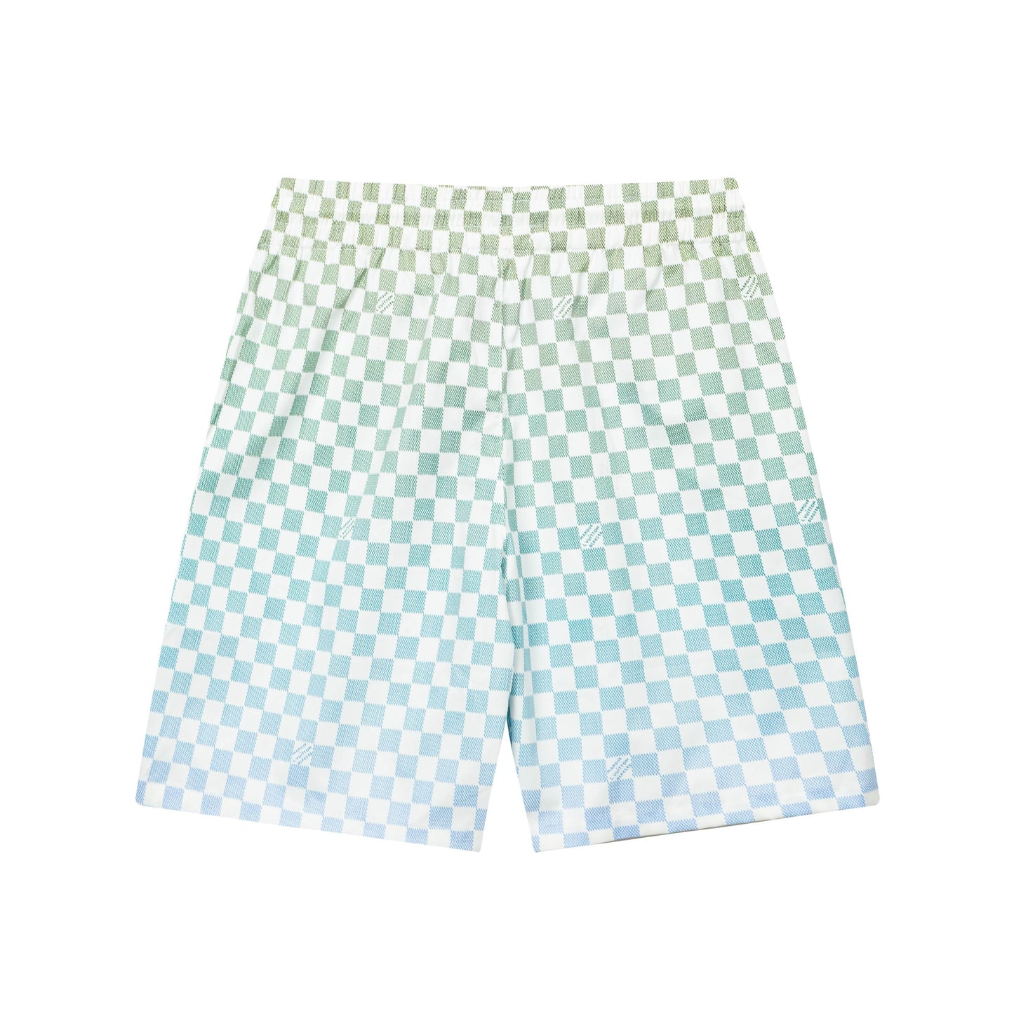 250604 New checkered gradually variable dry beach shorts