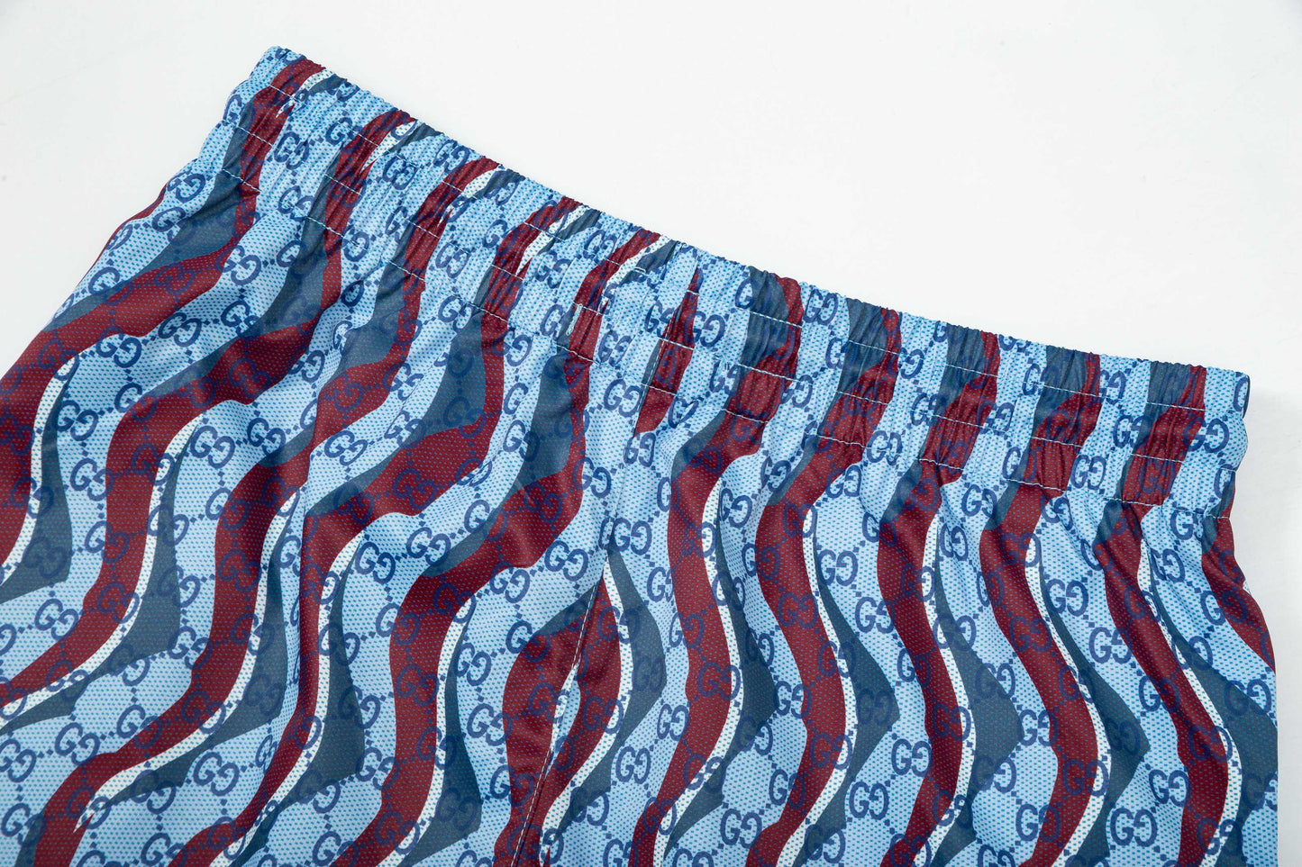 250604 New wavy full-print quick-drying beach shorts