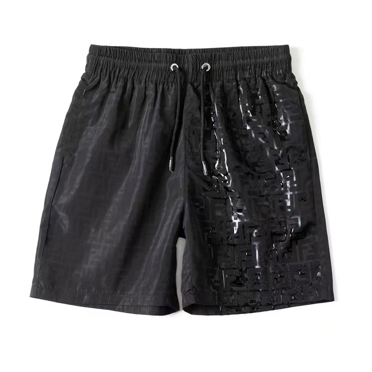 250604 New classic full-print quick-drying beach shorts