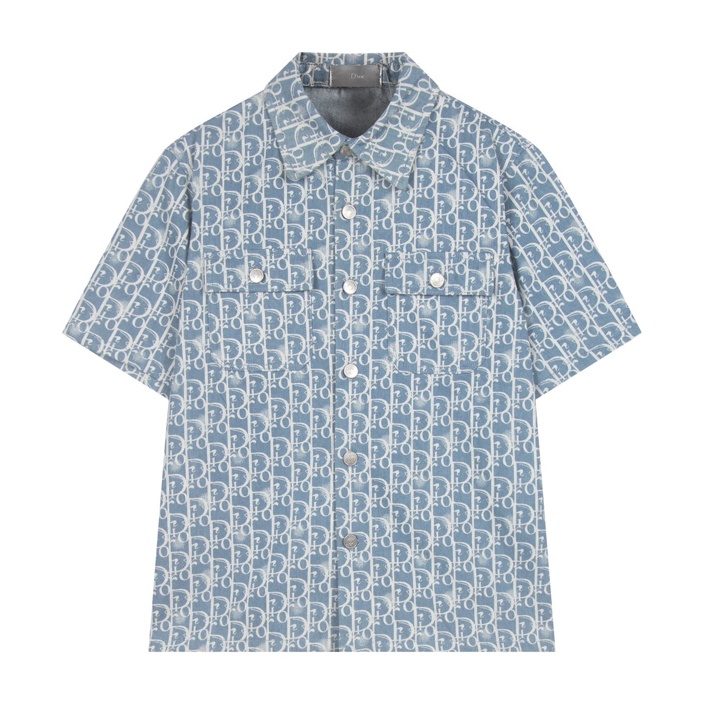 250604 New twill denim cotton stylish lapel denim shirt