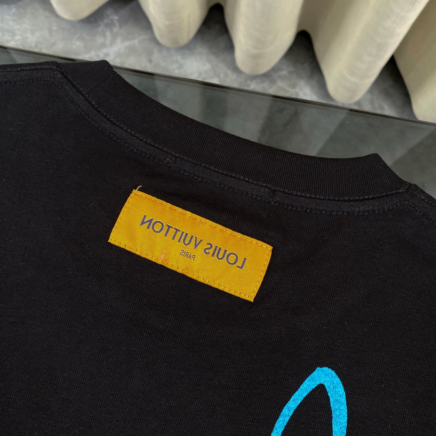 250604 New dopamine color graffiti print T-shirt