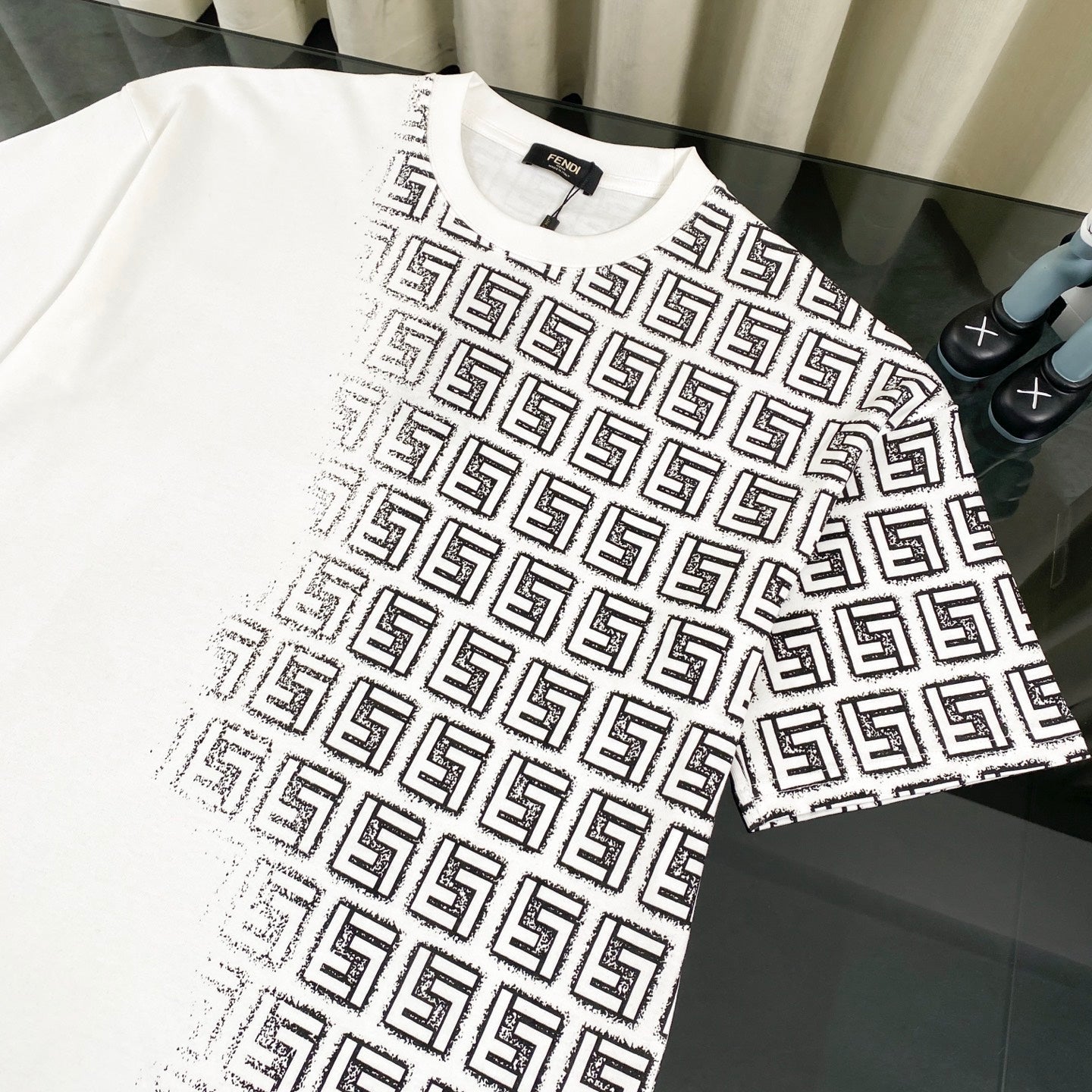 250604 New full-print gradient printed T-shirt