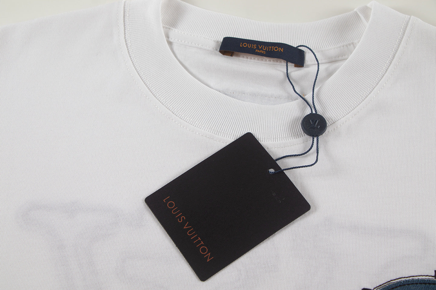 250604 New jacquard embroidery heavy work T-shirt