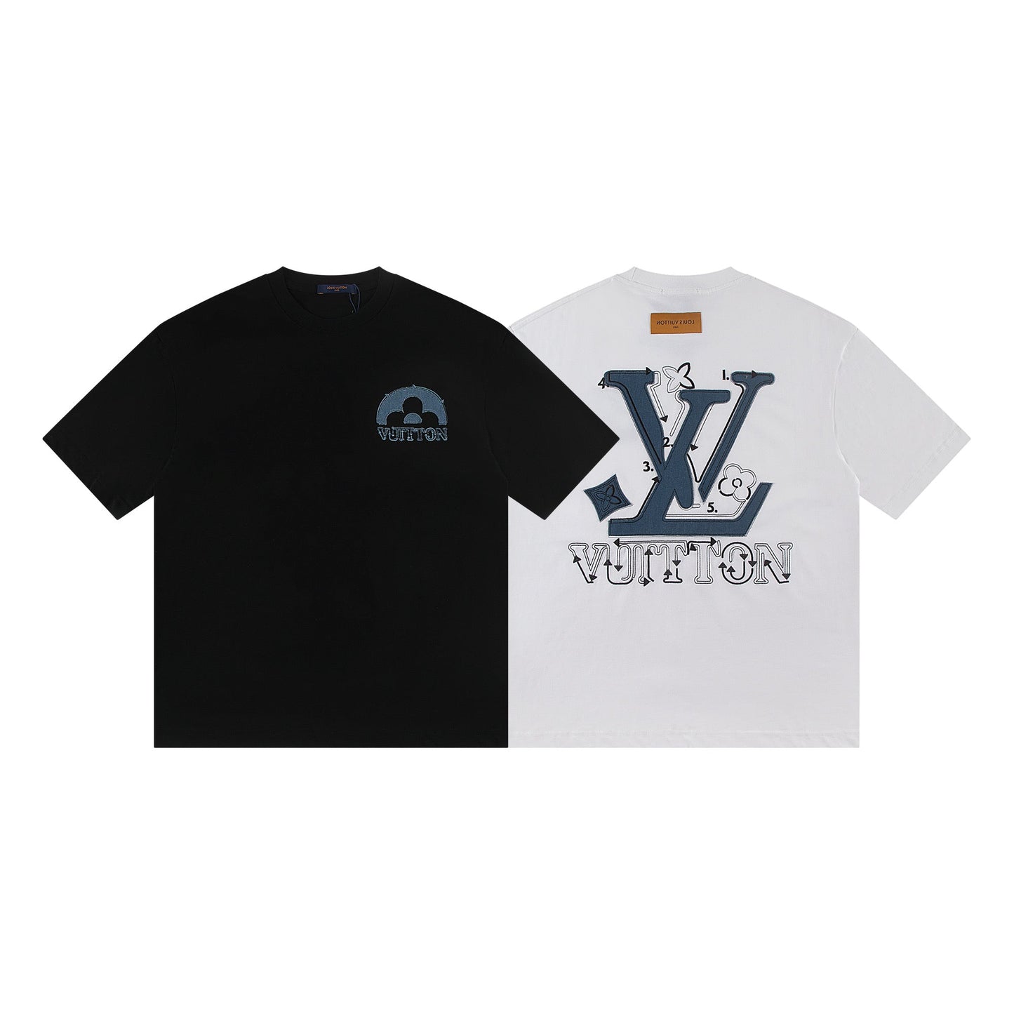 250604 New jacquard embroidery heavy work T-shirt