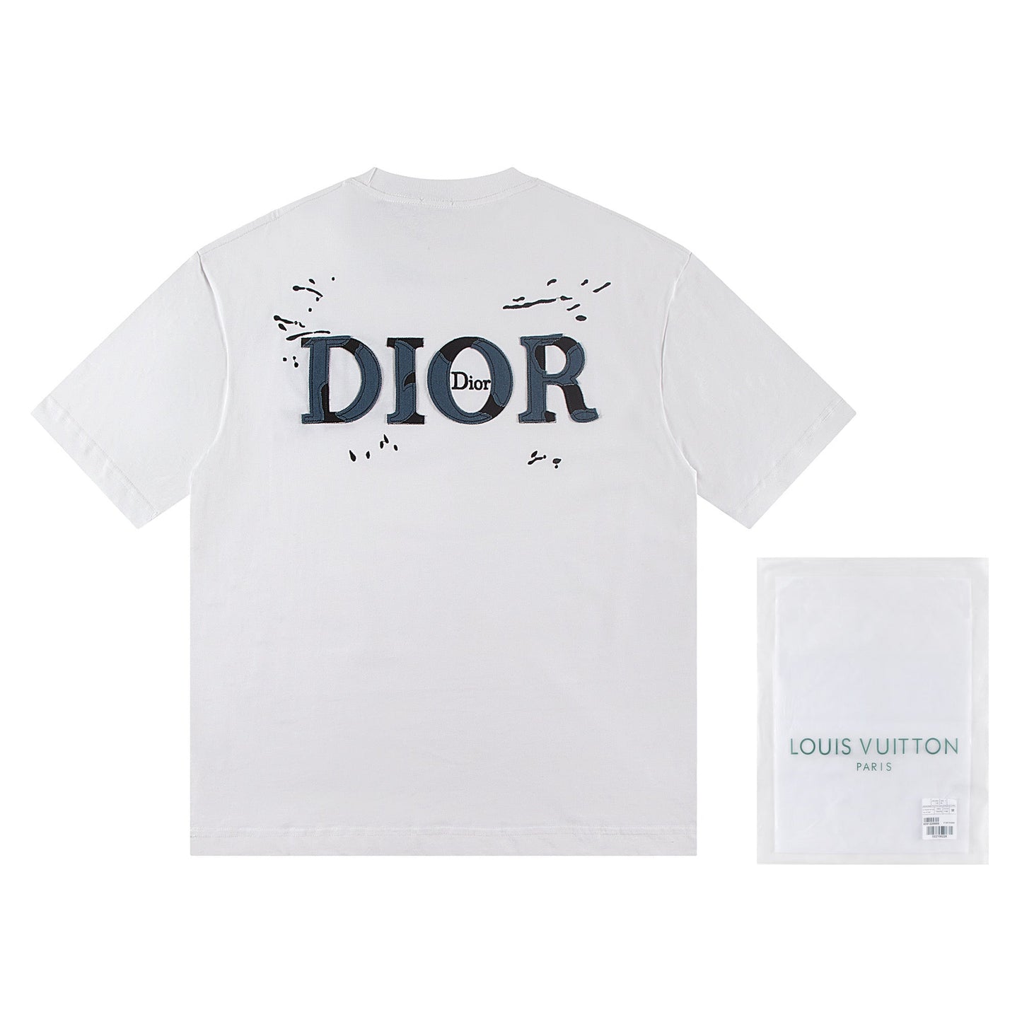250604 New jacquard embroidery heavy work T-shirt