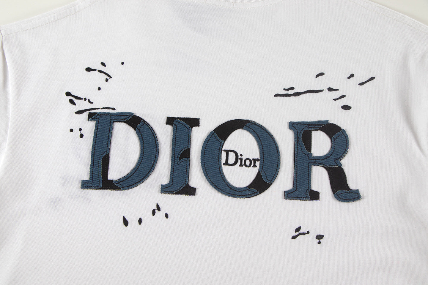 250604 New jacquard embroidery heavy work T-shirt