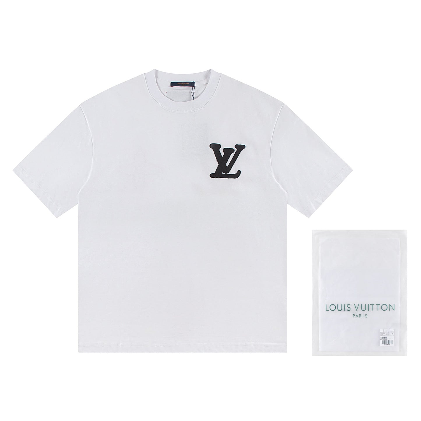 250604 New jacquard embroidery heavy work T-shirt