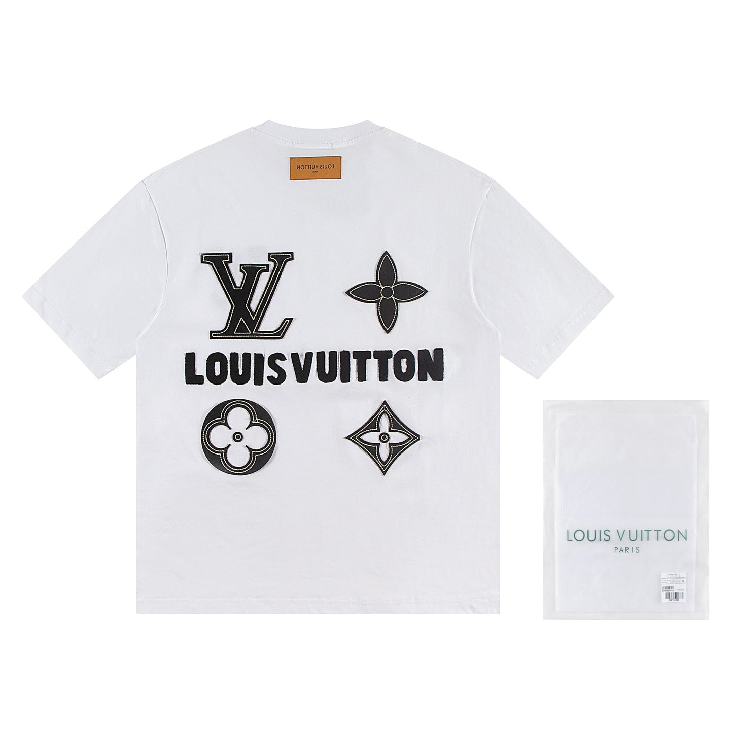 250604 New jacquard embroidery heavy work T-shirt