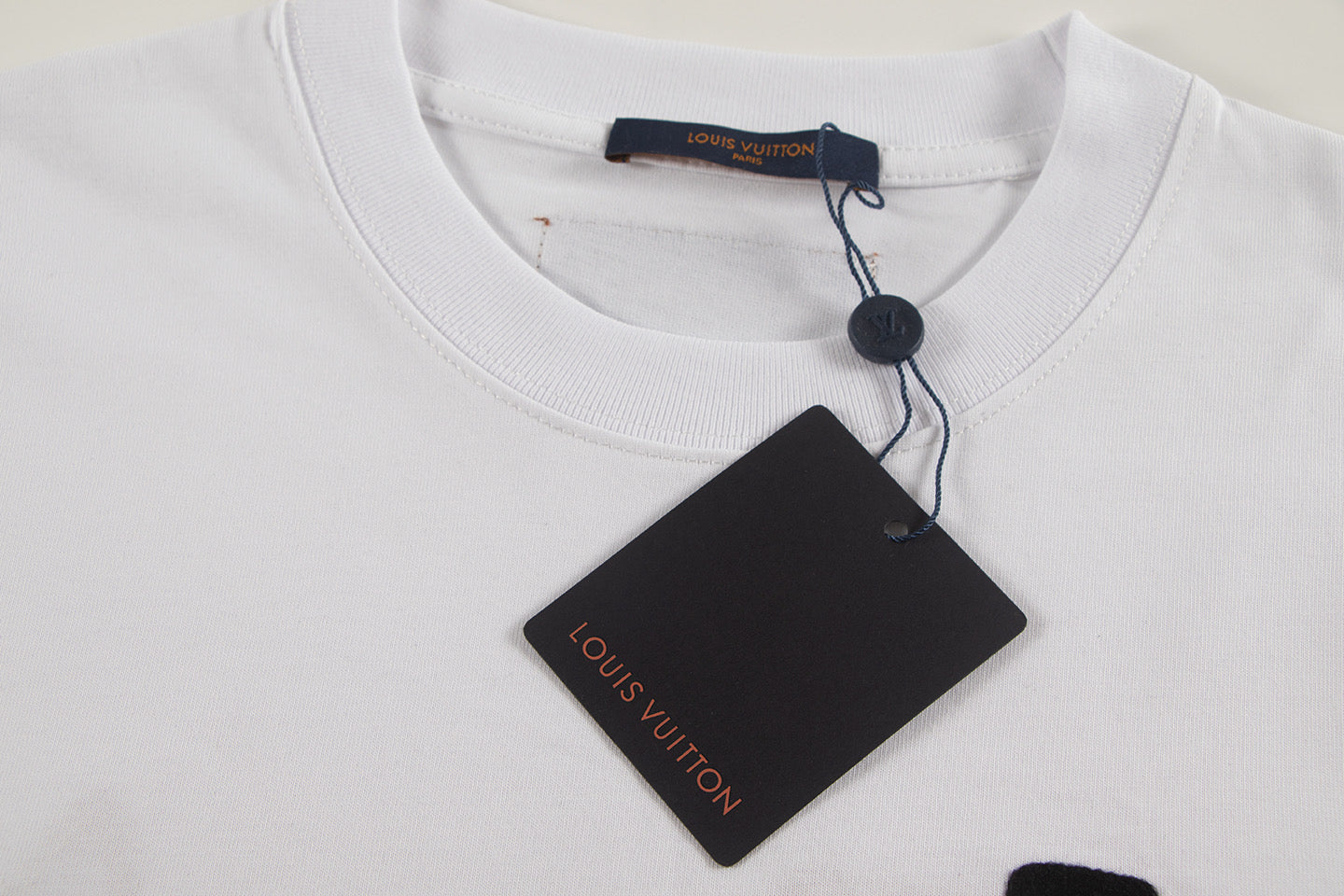 250604 New jacquard embroidery heavy work T-shirt