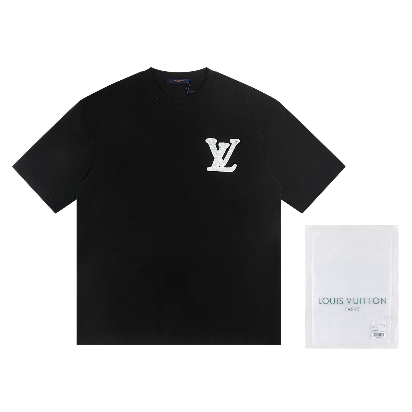 250604 New jacquard embroidery heavy work T-shirt