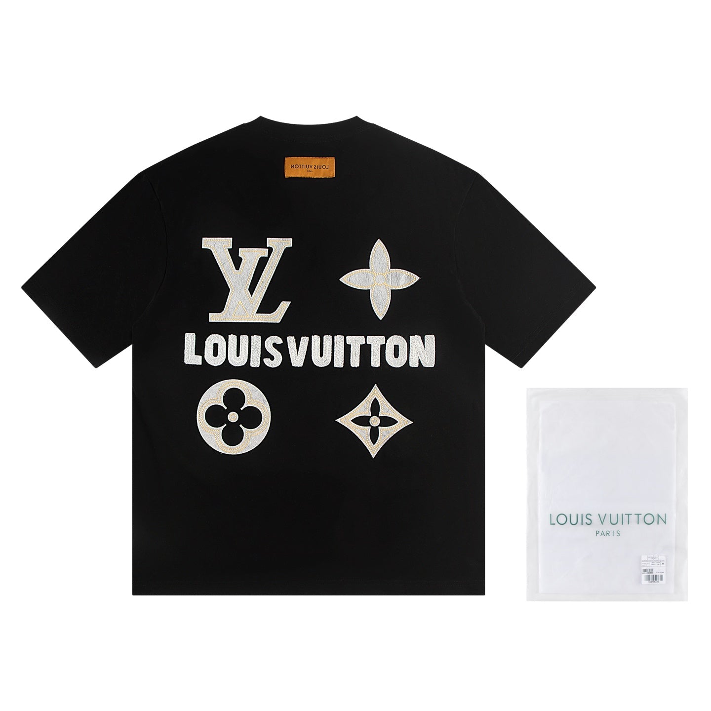 250604 New jacquard embroidery heavy work T-shirt