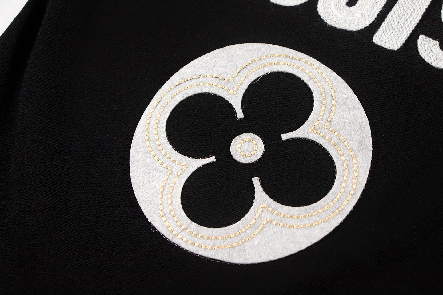 250604 New jacquard embroidery heavy work T-shirt