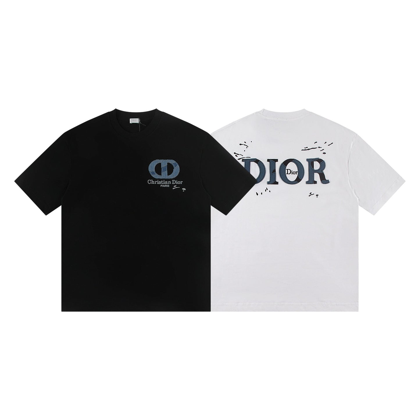 250604 New jacquard embroidery heavy work T-shirt