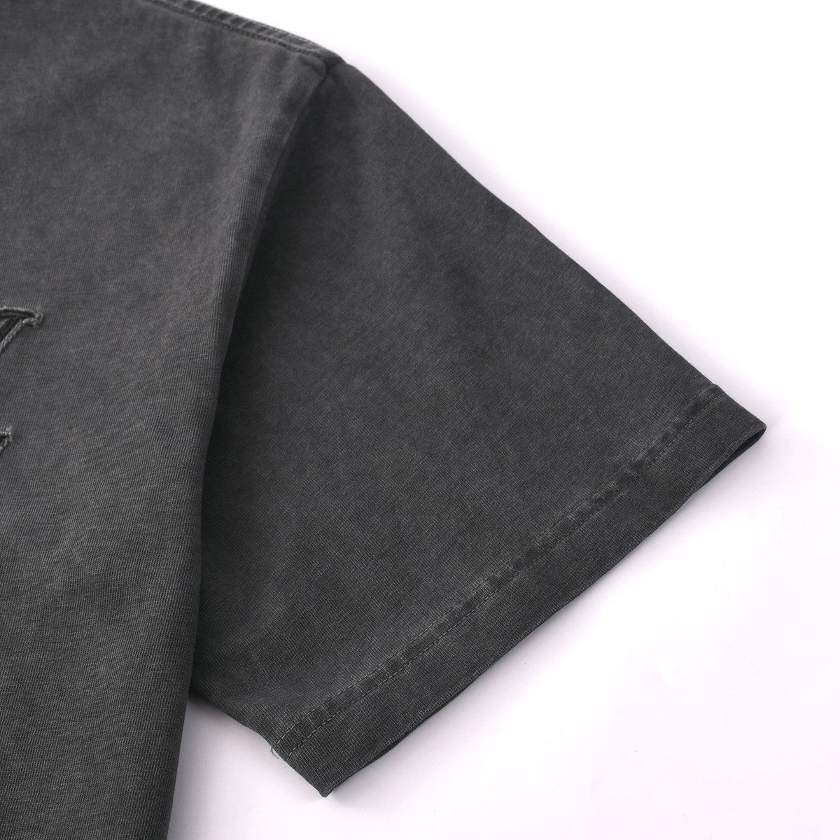 250604 New jacquard embroidery heavy work T-shirt