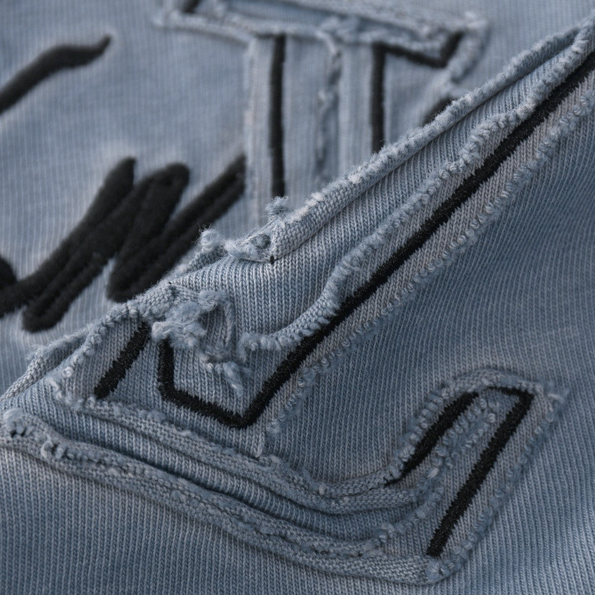 250604 New jacquard embroidery heavy work T-shirt