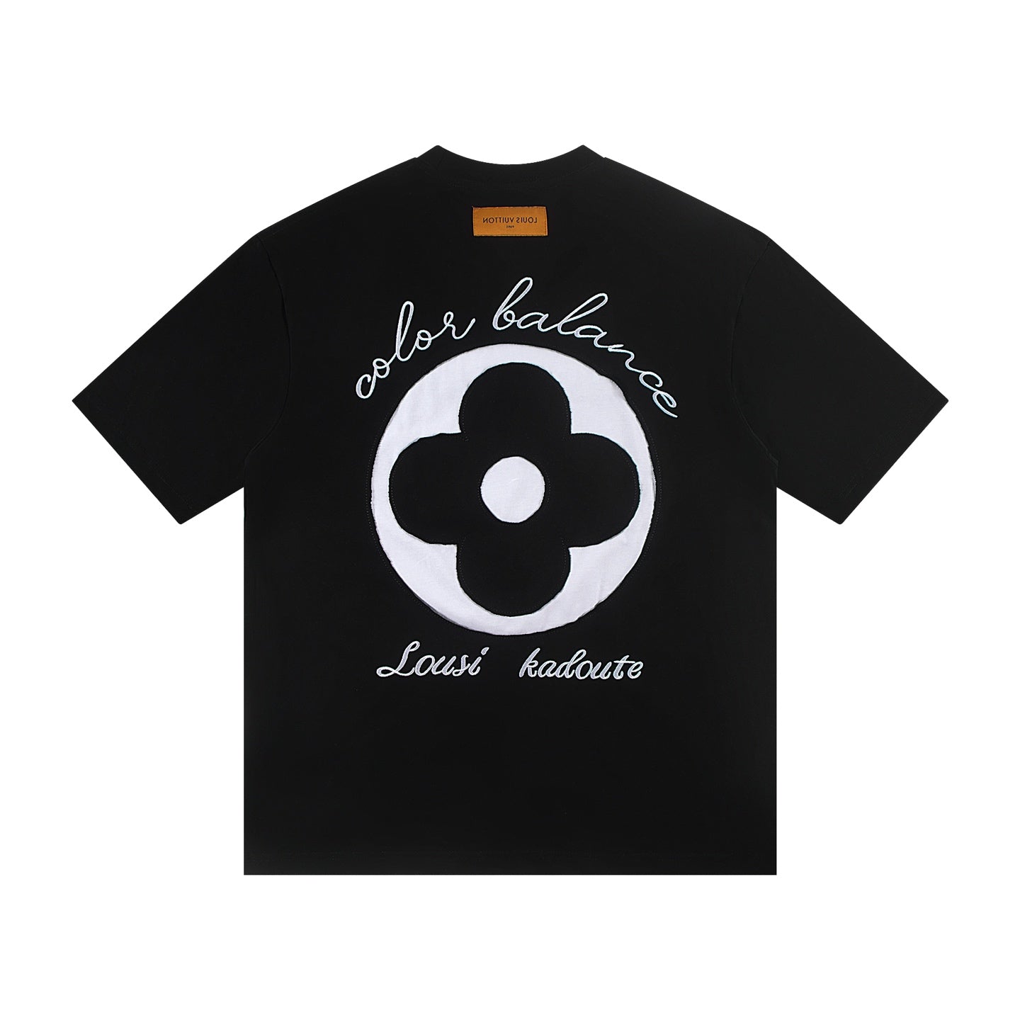 250614 New high-quality embroidered patch T-shirt