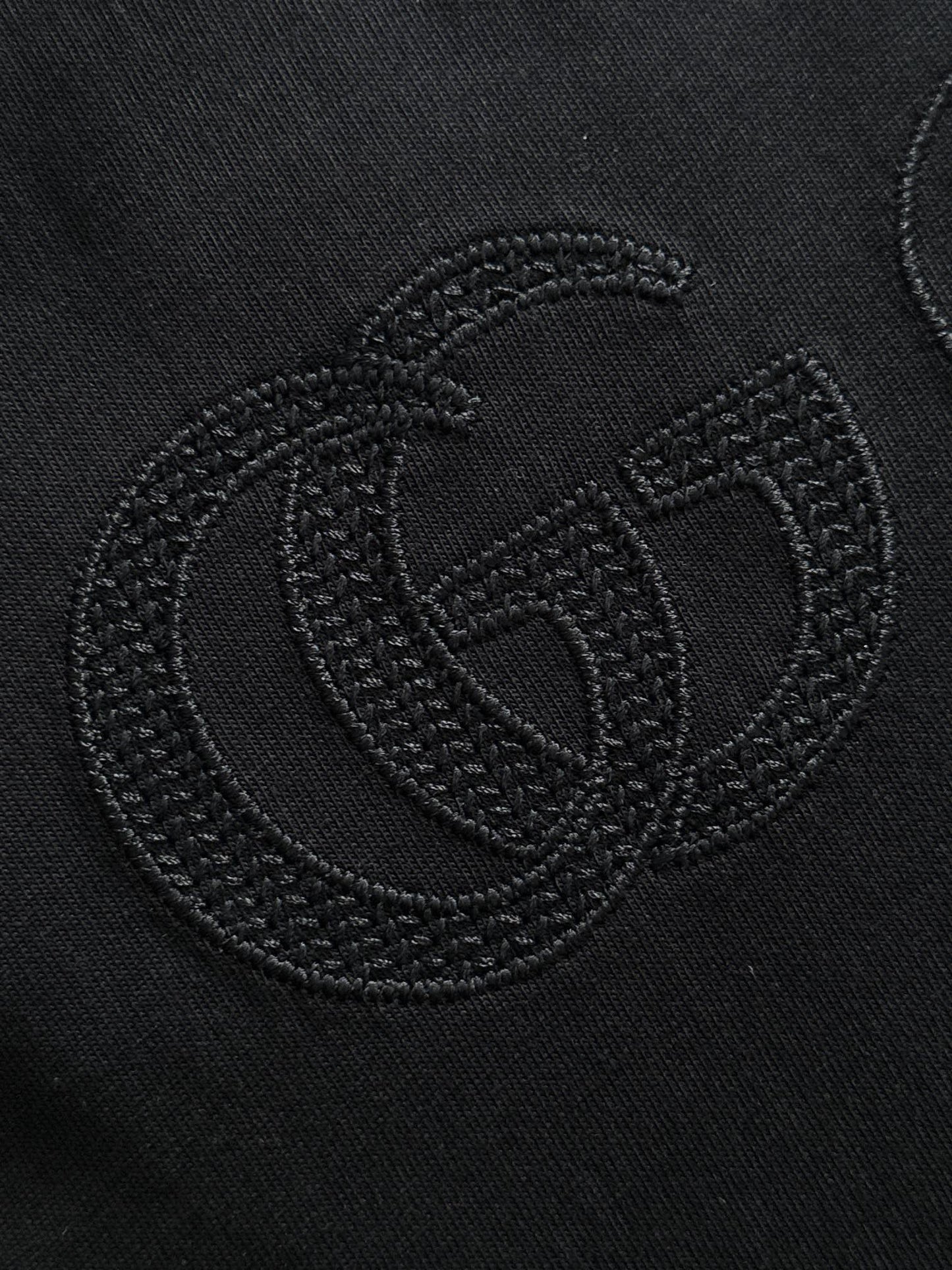 250614 New high-quality embroidered patchwork T-shirt