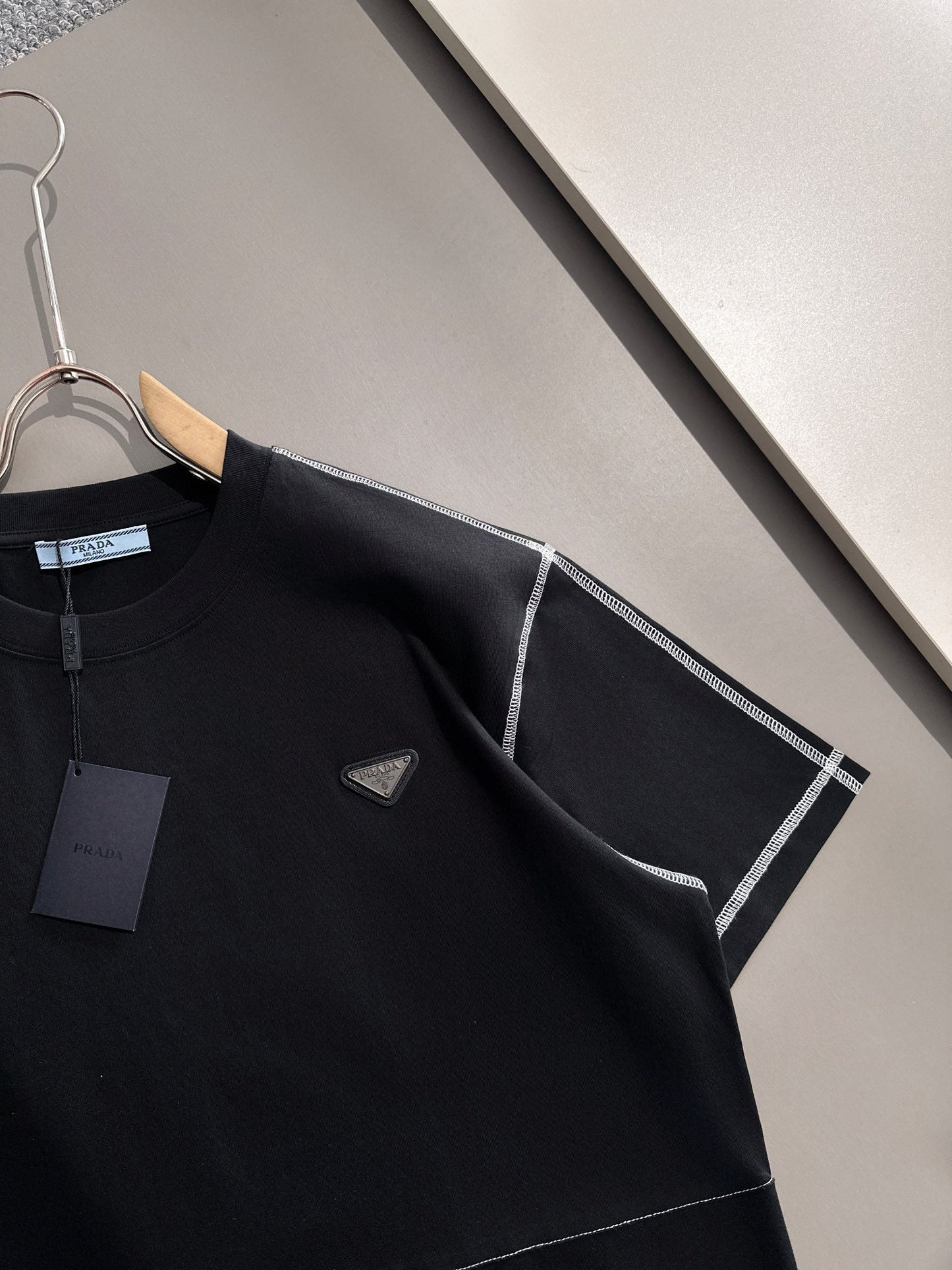 250614 New high-quality embroidered patchwork T-shirt
