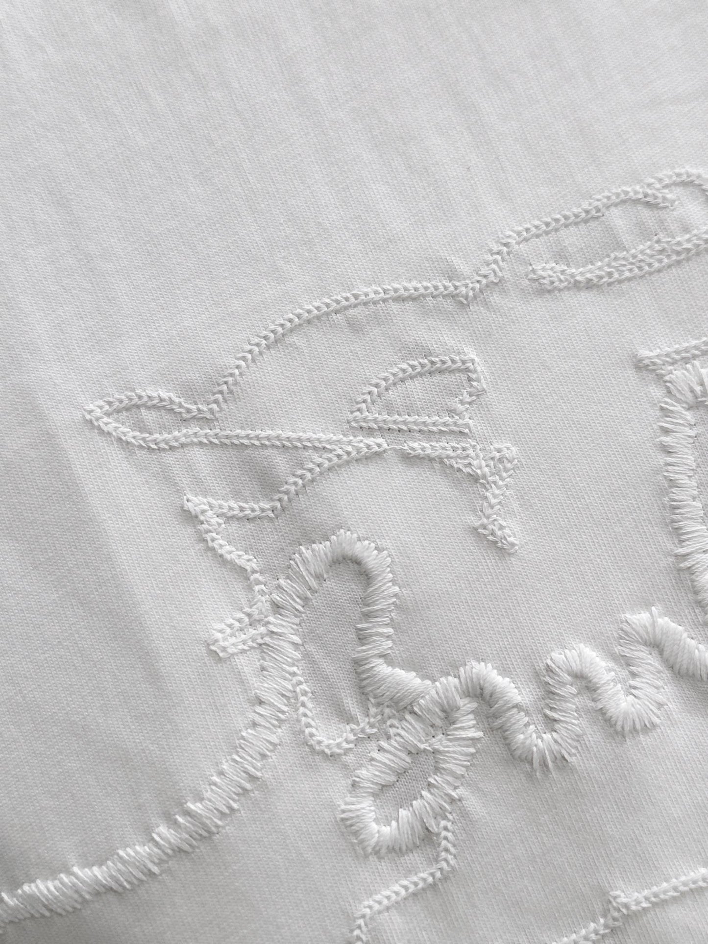 250614New high-quality embroidered patchwork T-shirt