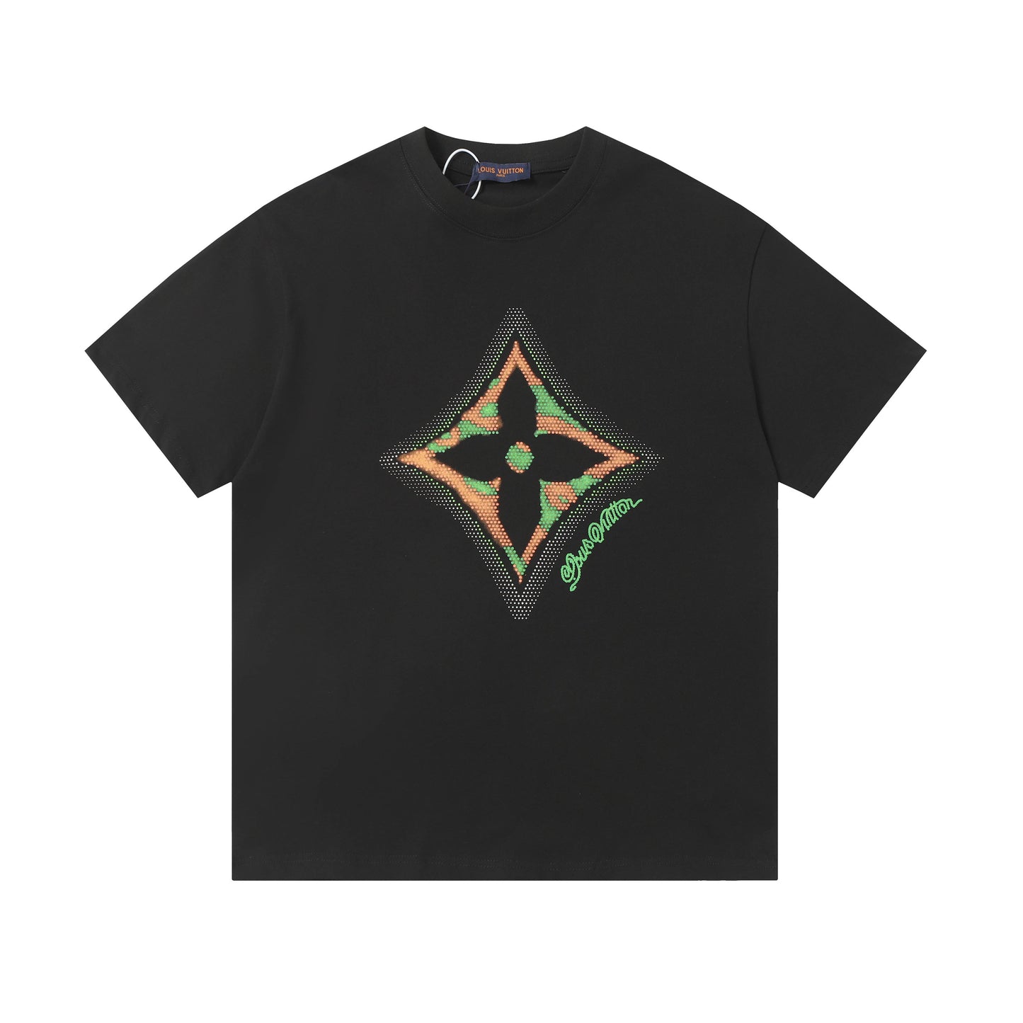 250614 New high-quality four-leaf clover direct-printed T-shirt