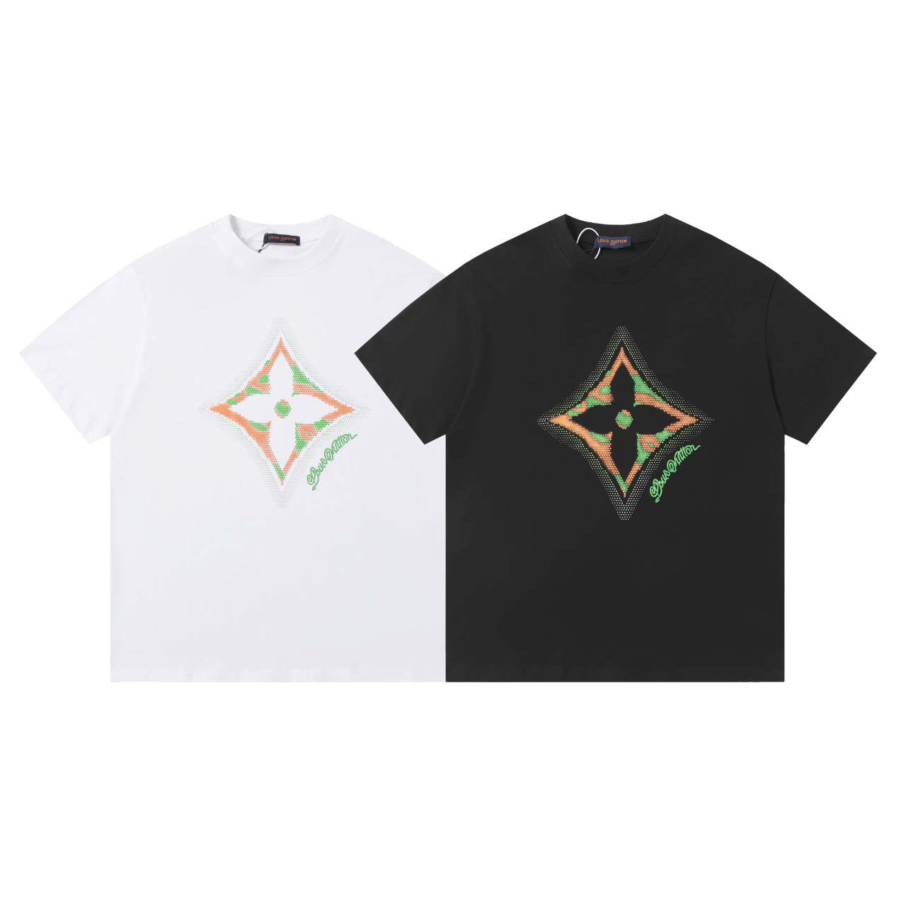 250614 New high-quality four-leaf clover direct-printed T-shirt