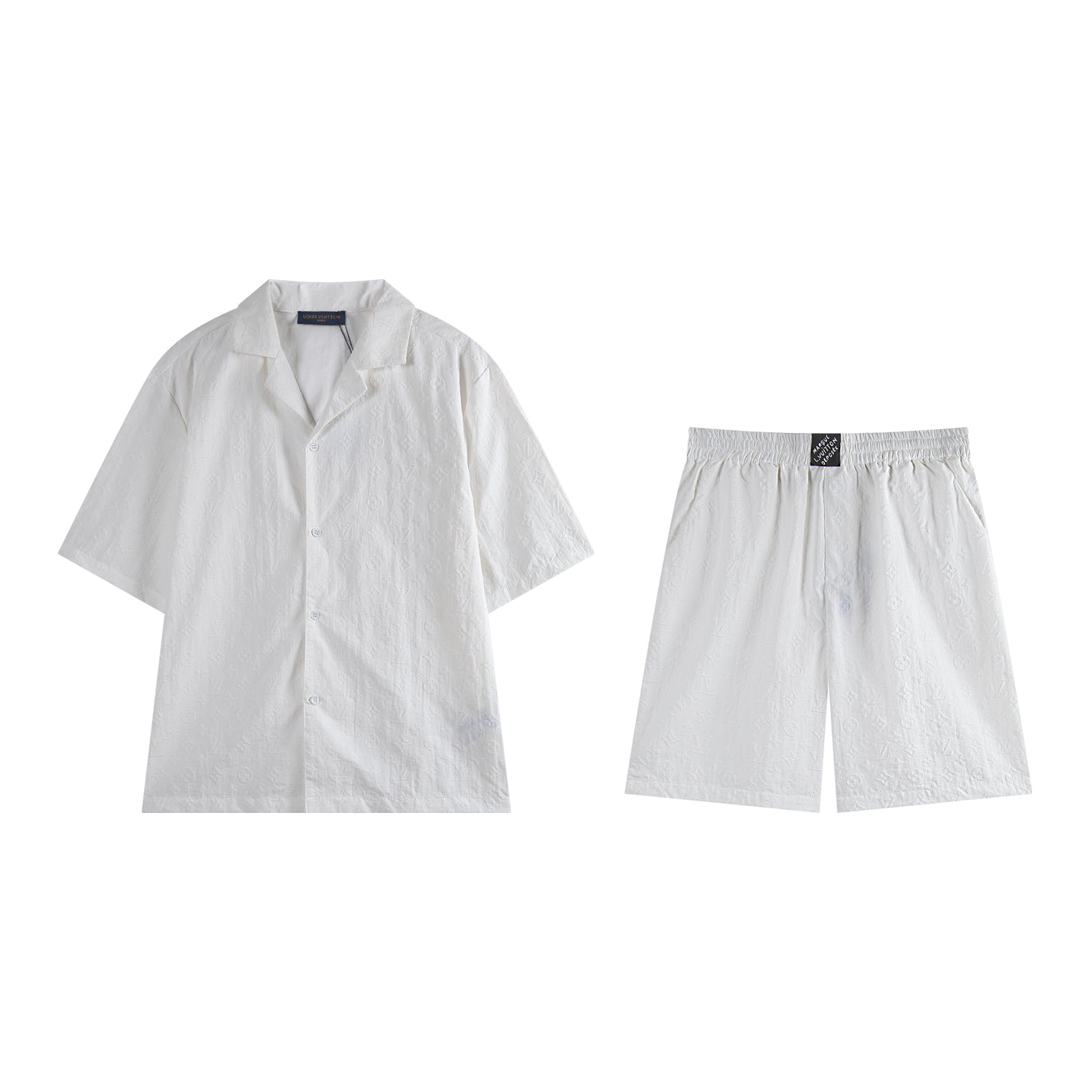 250614 New high-quality flocking patterned shirt