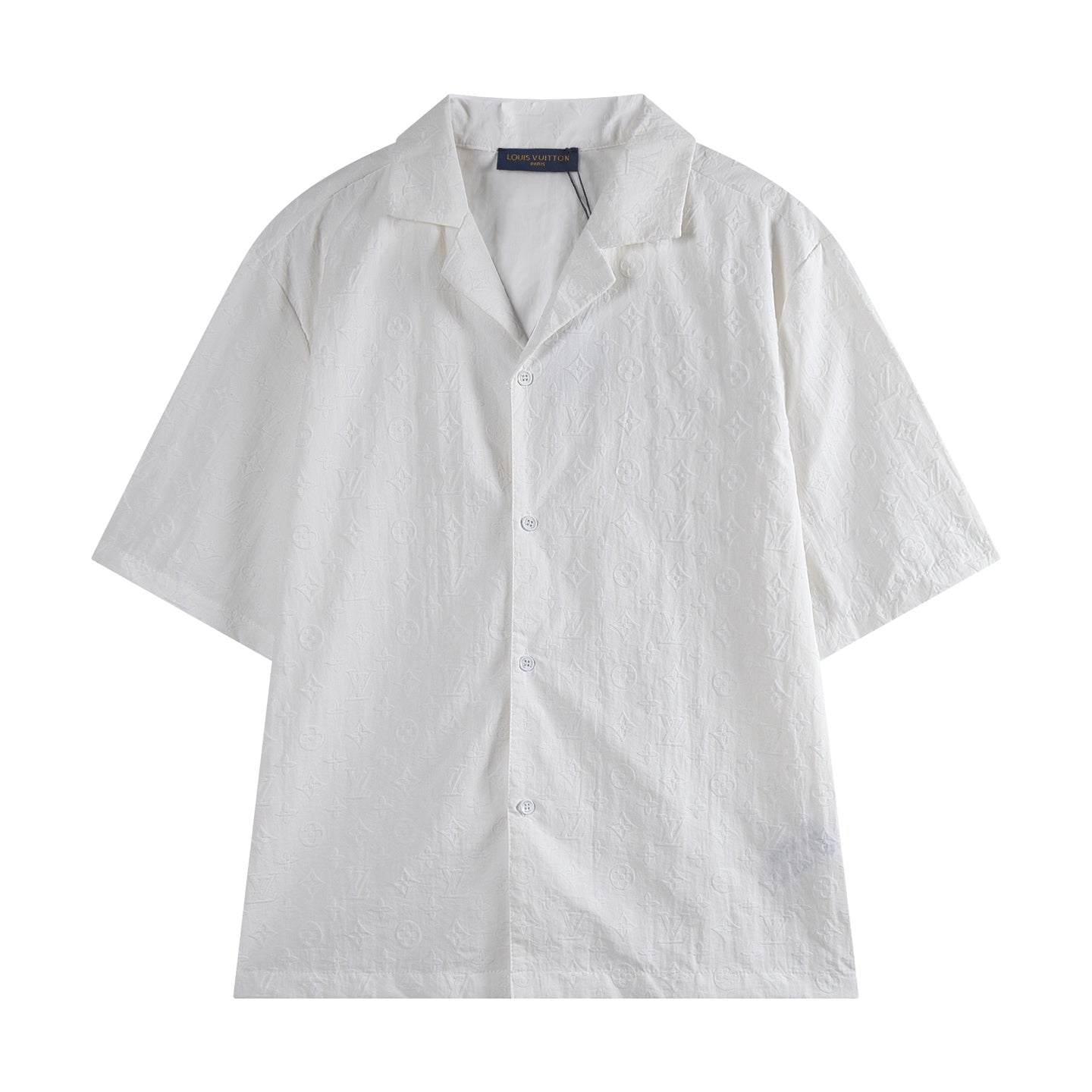 250614 New high-quality flocking patterned shirt