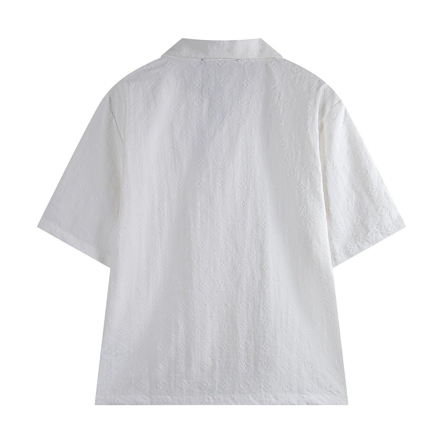 250614 New high-quality flocking patterned shirt