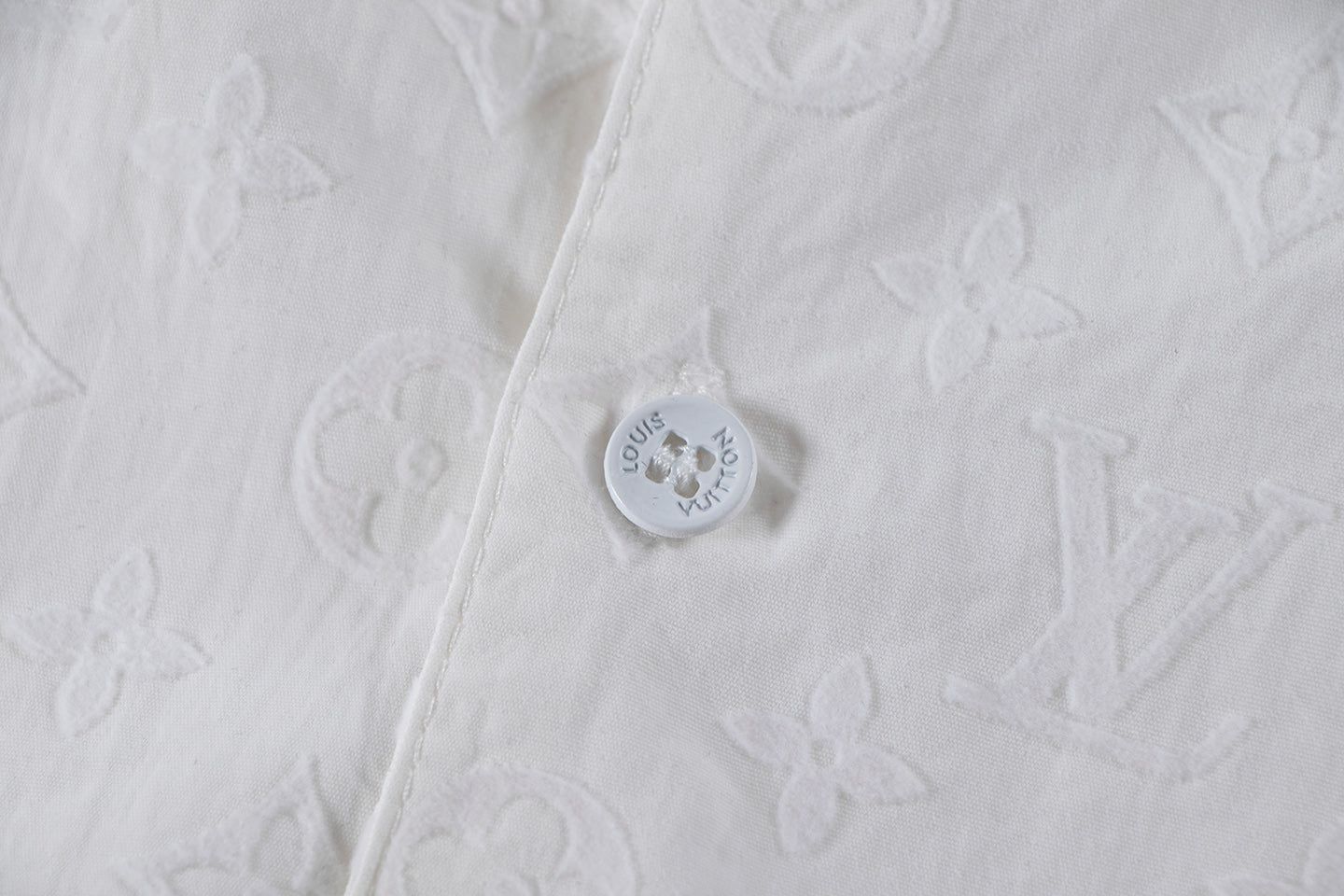 250614 New high-quality flocking patterned shirt