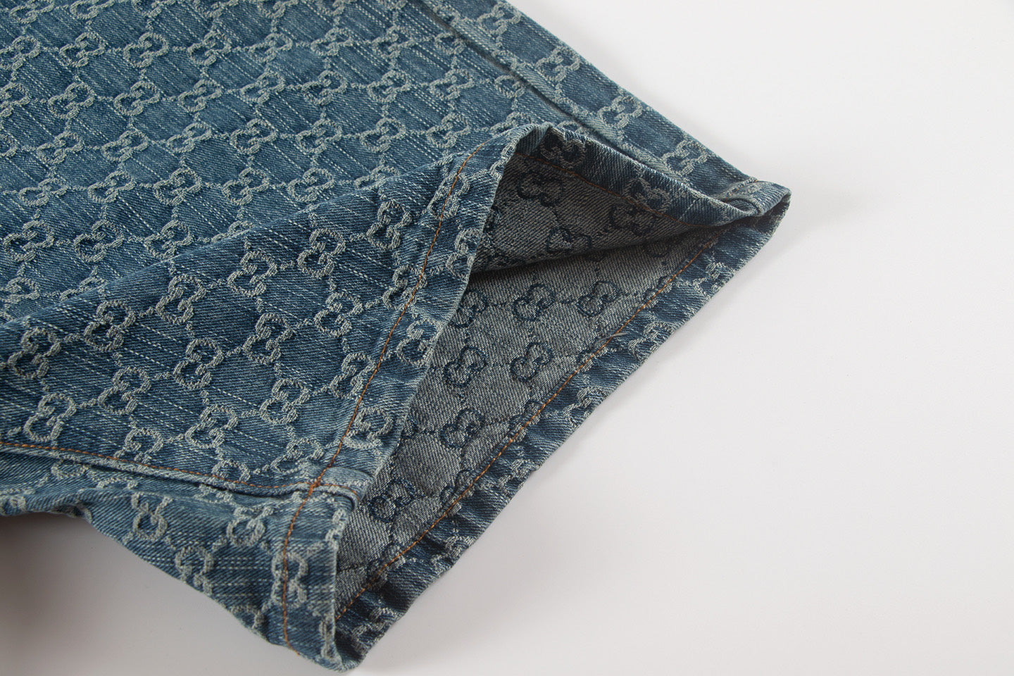 250614 New high-quality casual jacquard denim shorts
