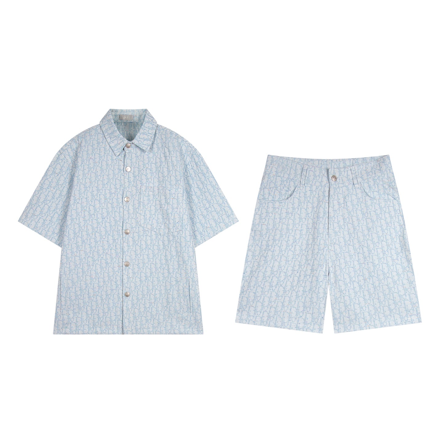 250614 New high-quality casual jacquard denim shorts