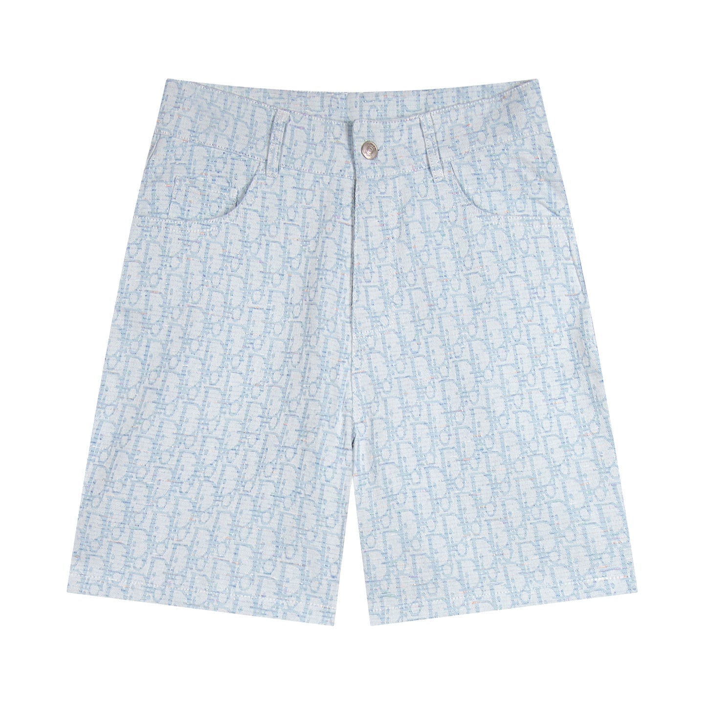 250614 New high-quality casual jacquard denim shorts