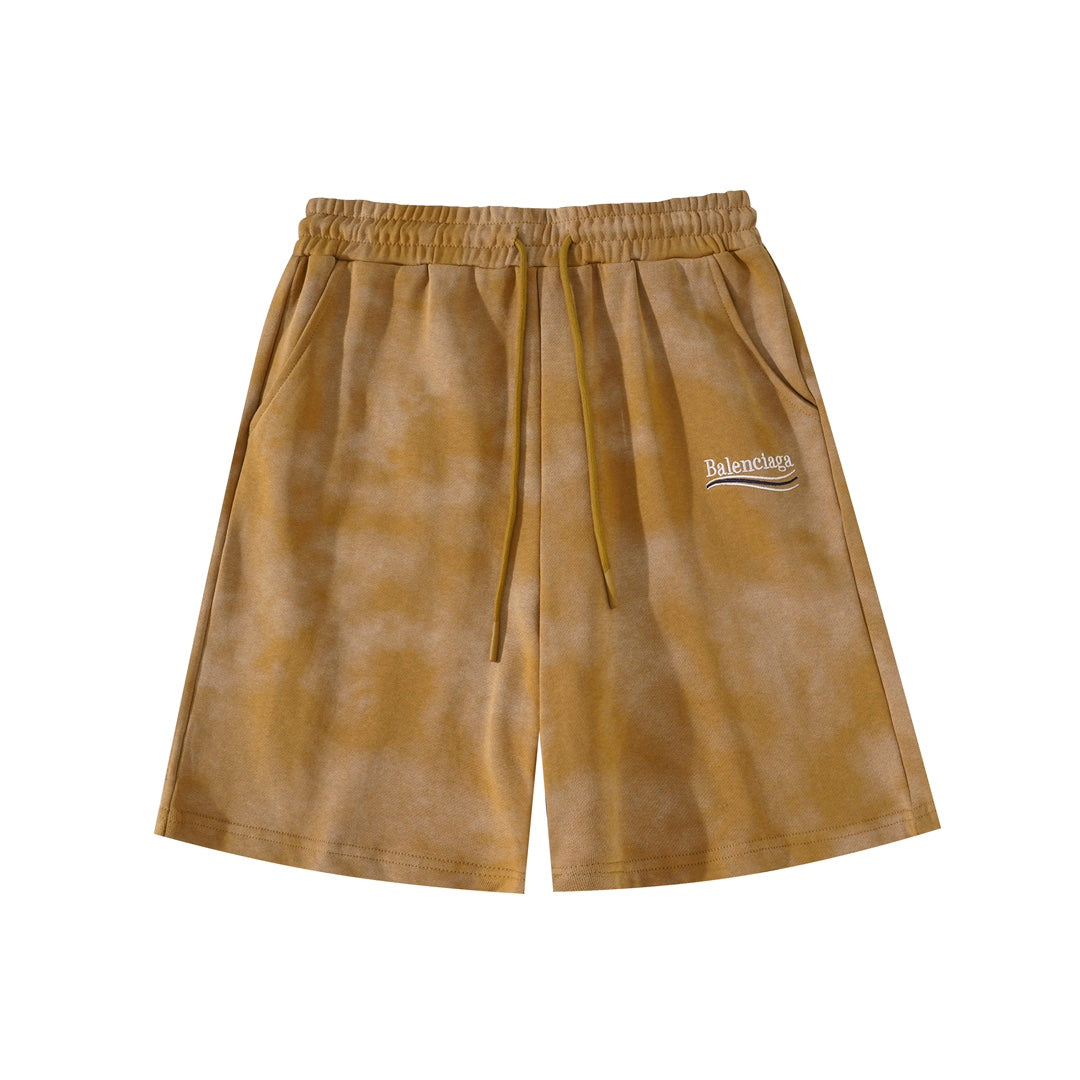 250617 New high-quality knitted washed cotton shorts