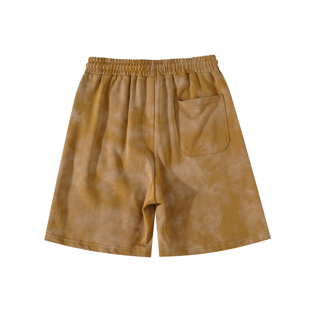250617 New high-quality knitted washed cotton shorts