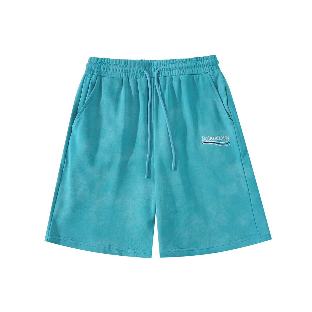 250617 New high-quality knitted washed cotton shorts