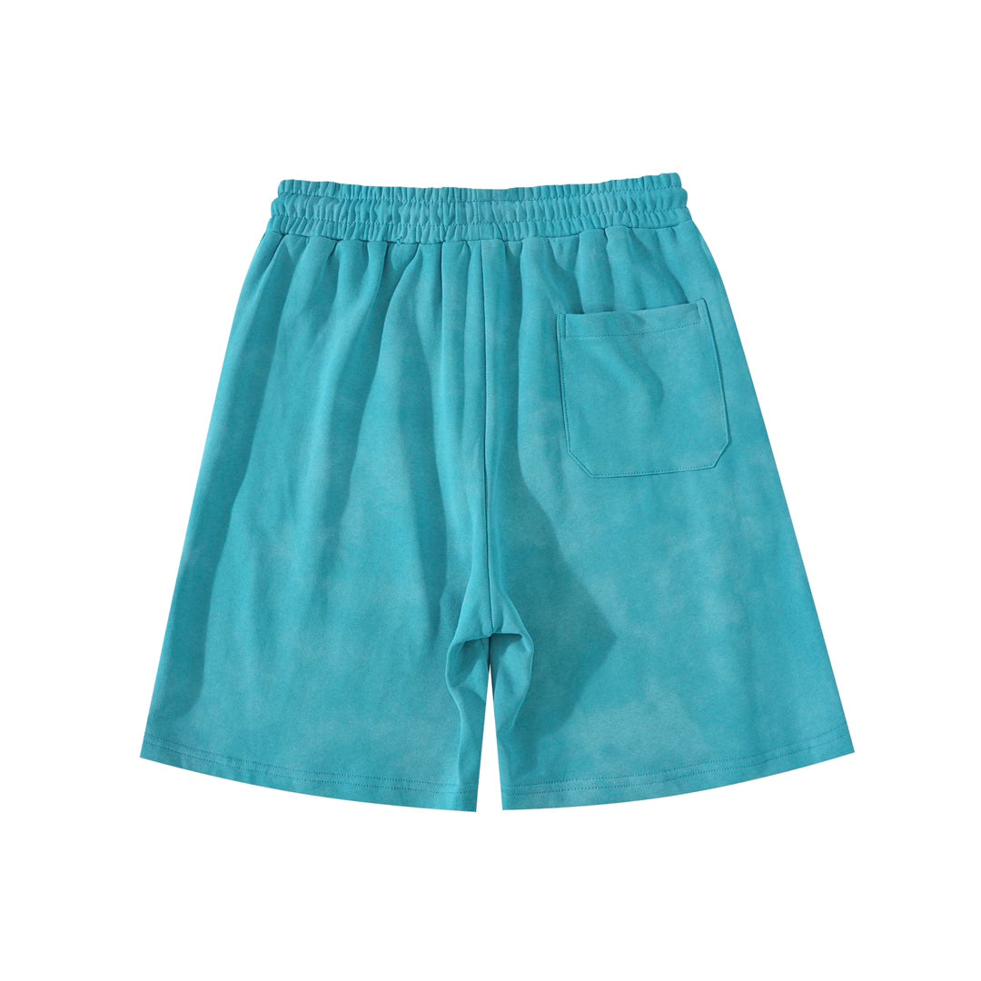 250617 New high-quality knitted washed cotton shorts