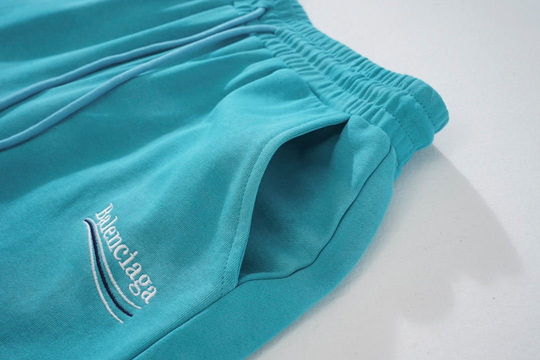 250617 New high-quality knitted washed cotton shorts